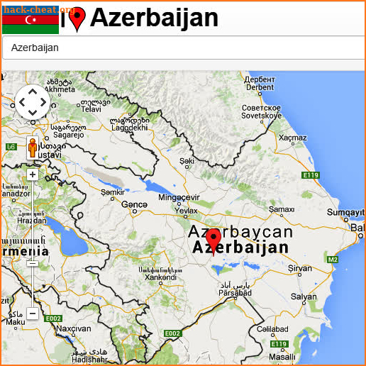 Baku map screenshot