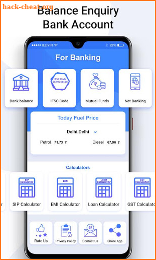 Balance Enquiry Bank Account screenshot