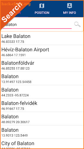 Balaton Lake GPS Map Navigator screenshot