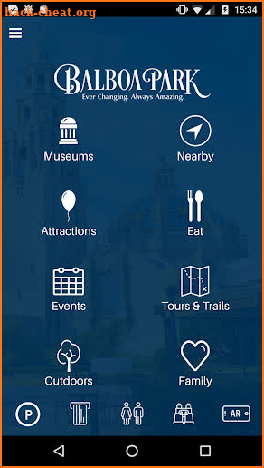 Balboa Park App screenshot
