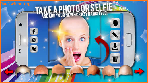Bald Head ∘ Selfie Face App screenshot