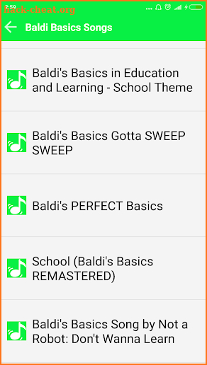 Baldi All Songs screenshot