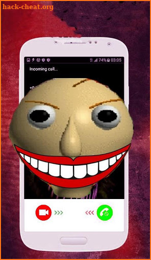 Baldi Basics video call - prank screenshot