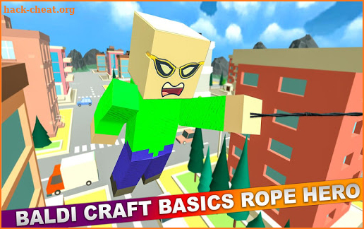 Baldi Craft Basics - Spider Rope Hero Crime City screenshot