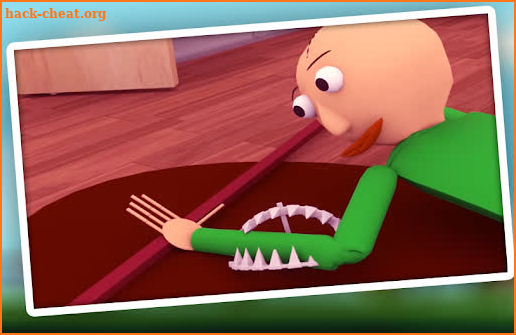 baldi scary basics teacher 3D screenshot