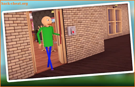baldi scary basics teacher 3D screenshot
