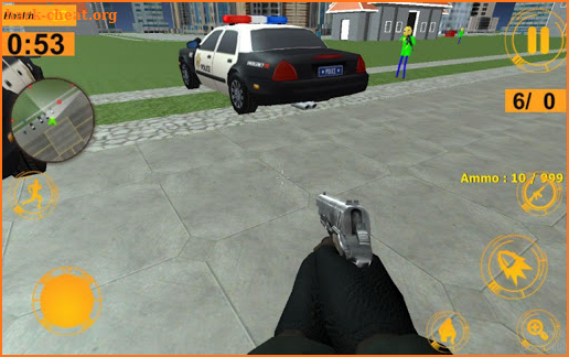 Baldi Stickman Superhero Gangster Crime City Vegas screenshot