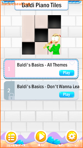 Baldi's Piano Tap screenshot