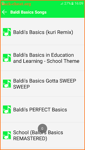 Baldi's Songs screenshot