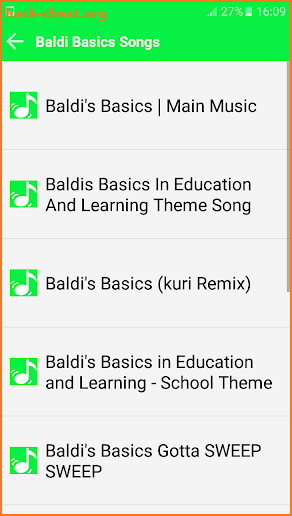 Baldi's Songs screenshot