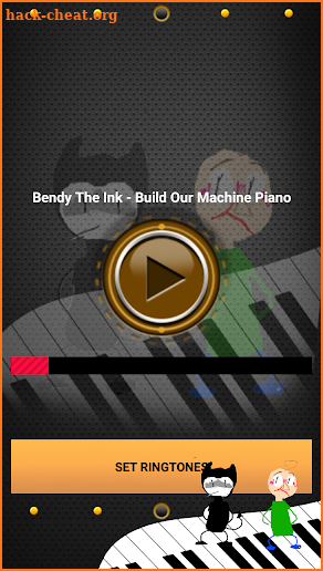 Baldy Bendy Ink Piano Ringtones screenshot