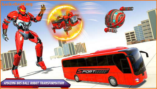 Ball Robot Transform Bus War : Robot Games screenshot