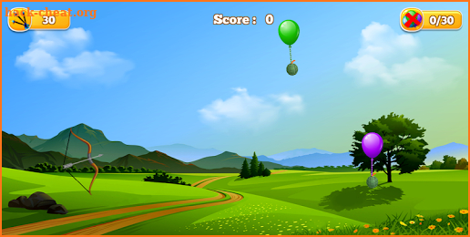 Balloon Archer Master : Free screenshot