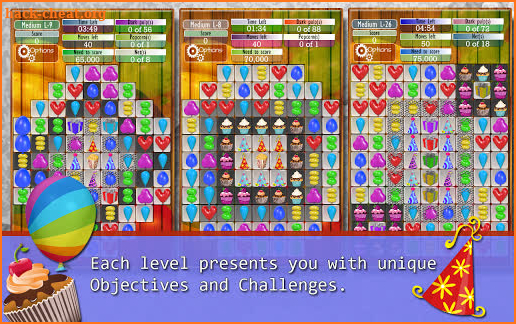 Balloon Drops - Match 3 puzzle screenshot