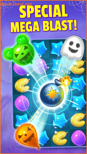 Balloon Paradise - Halloween Games Puzzle Match 3 screenshot