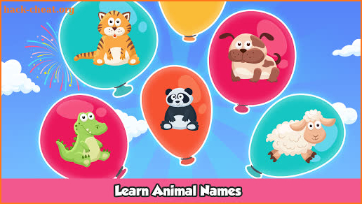 Balloon Pop - Kids Learning Game Ads Free 0-9, ABC screenshot