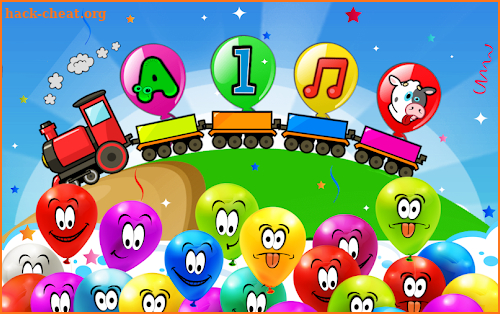 Balloon Pop Kids Learning Game Free for babies 🎈 screenshot