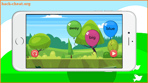 Balloon sight words vocabulary Kids screenshot