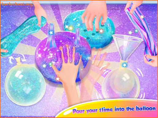 Balloon Slime - Rainbow Glitter Slime screenshot