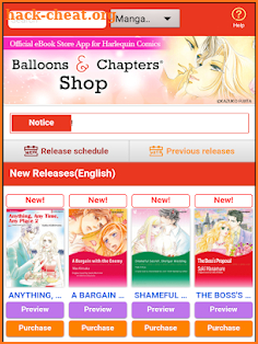 Balloons & Chapters SHOP screenshot