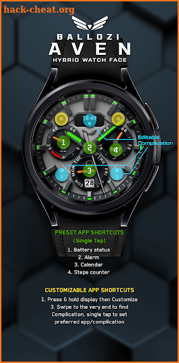 Ballozi AVEN Watch Face screenshot