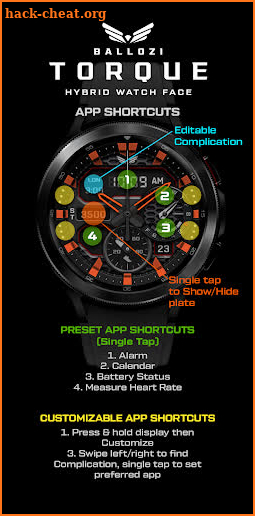 BALLOZI Torque Watch Face screenshot