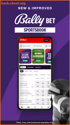Bally Bet Sportsbook screenshot