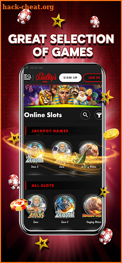 Bally's Dover Casino Online screenshot