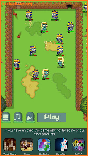 Ballz vs Zombies, zap the zombie fun screenshot