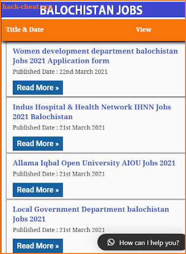 Balochistan Jobs screenshot