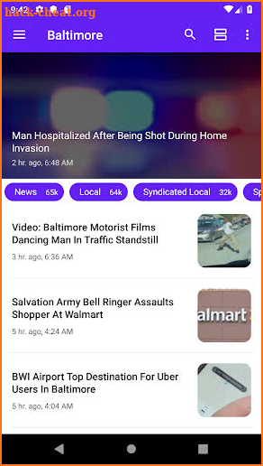 Baltimore News screenshot