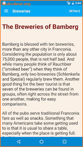 Bamberg Beer Guide screenshot