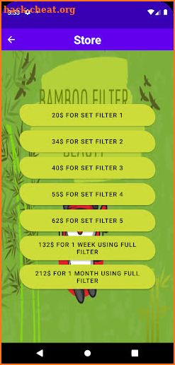 Bamboo Filter Beauty screenshot