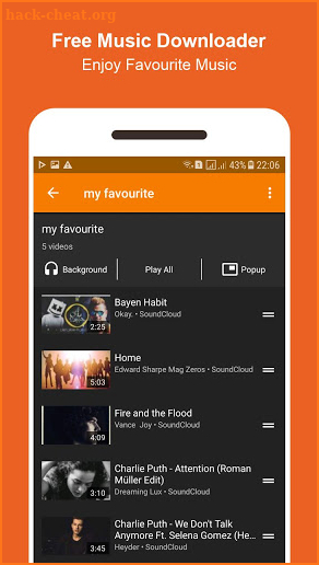 Bamboo Mp3 Music Downloader screenshot