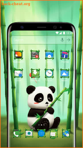 Bamboo Panda Emoji Theme screenshot