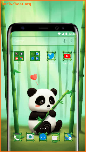 Bamboo Panda Emoji Theme screenshot