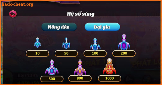 Bắn cá phát lộc - bắn cá 2d online screenshot