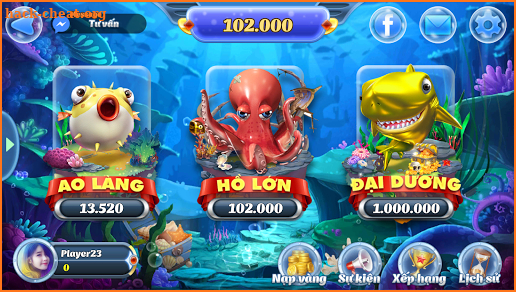 Bắn cá Thần Tài-Game ban ca online,ban ca sieu thi screenshot