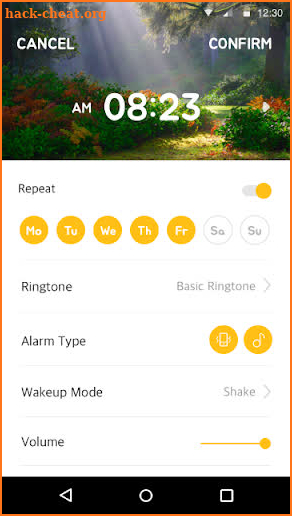 Banana Alarm - Free Alarm Clock screenshot