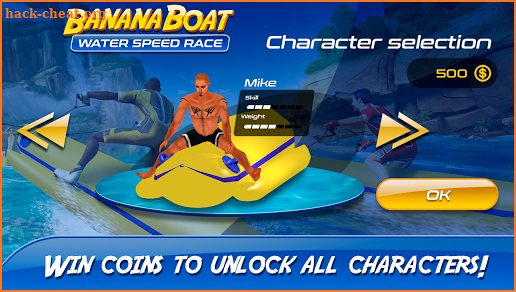 Banana Boat Water Speed Race screenshot