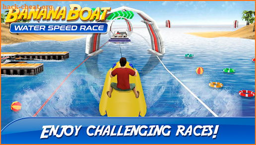 Banana Boat Water Speed Race screenshot