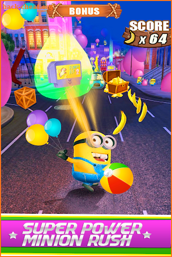 Banana rush : Free Minion 3D Endless game screenshot