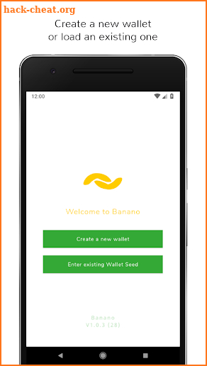 Banano Wallet screenshot