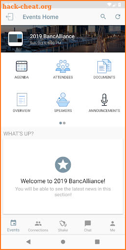 BancAlliance Events screenshot