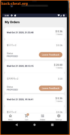 Banchan Delivery screenshot