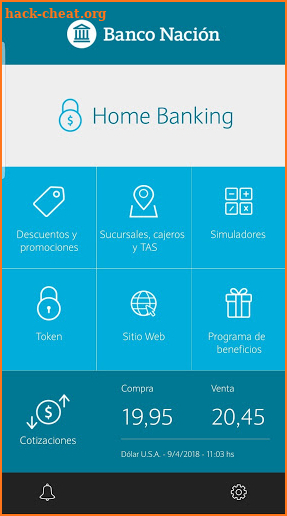 Banco Nación screenshot