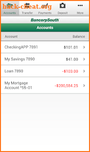 BancorpSouth Mobile screenshot