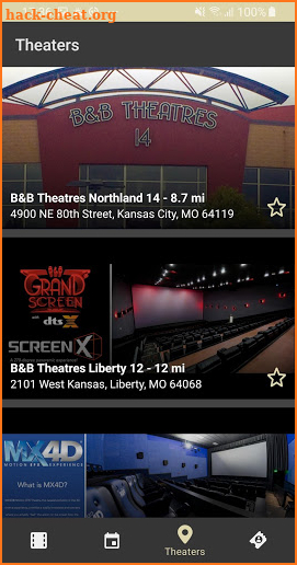 B&B Theatres screenshot