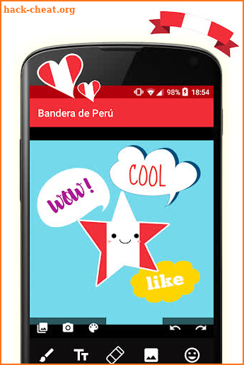 Bandera de Perú screenshot