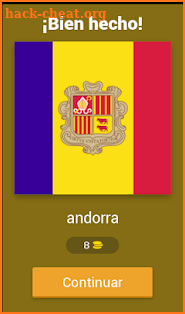 Bandera Trivia game | 2018 screenshot